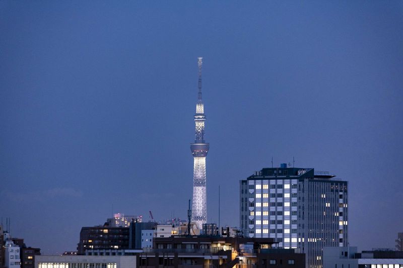 屋顶景观：从屋顶，很漂亮地看得见东京的象征晴空塔