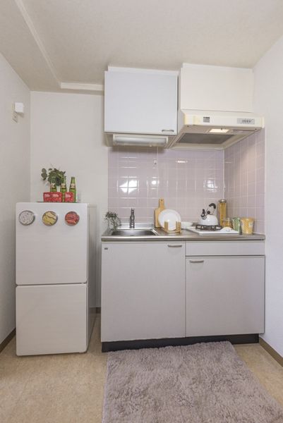 厨房(B型)砧板空间也是足够的厨房。