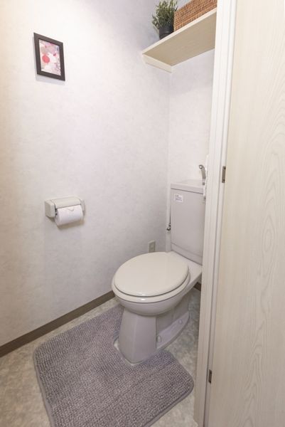 是有厕所(B型)清洁感觉的独立的厕所。