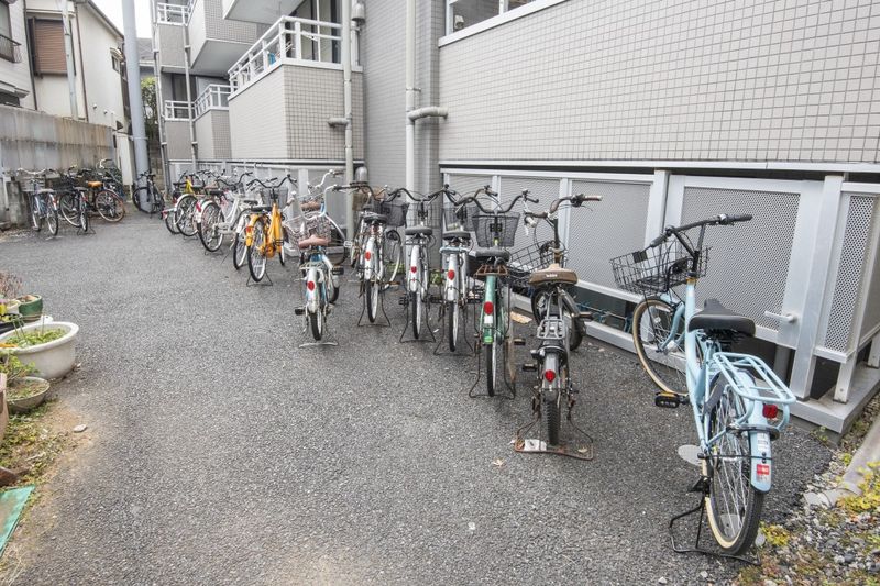 自行车车库入住者专用。免费可以使用。