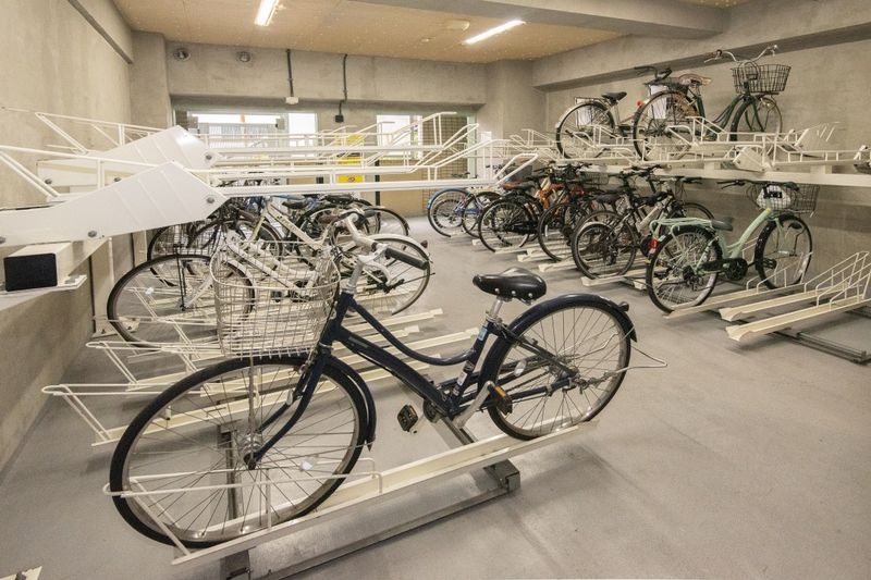 能在自行车车库免费利用。