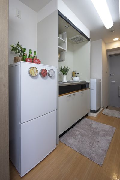 也有厨房(全类型共同)冰箱※没为样板房有小东西。