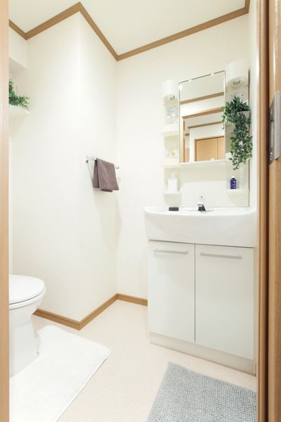 盥洗台(A型)是容易使用的独立卫浴柜！※没有小东西