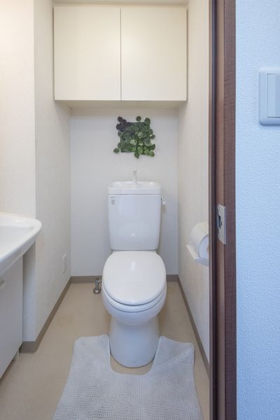 是有厕所(A型)清洁感觉的厕所。※没除了家具家电以外为样板房有小东西