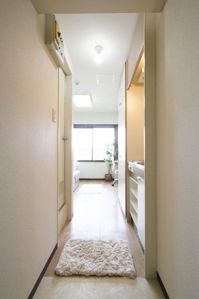 居室走廊(A型)※是样板房的照片。没有家具家电以外的小东西。
