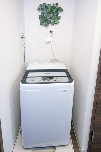 洗衣机堆放处(C型)　※是样板房。没有小东西。