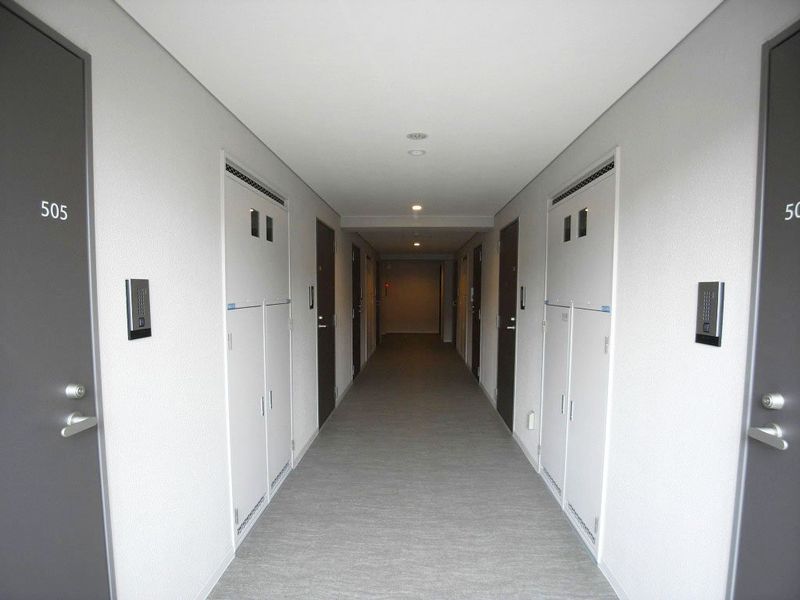 用共用走廊公寓巡回、定期清扫留意"干净的感"。
